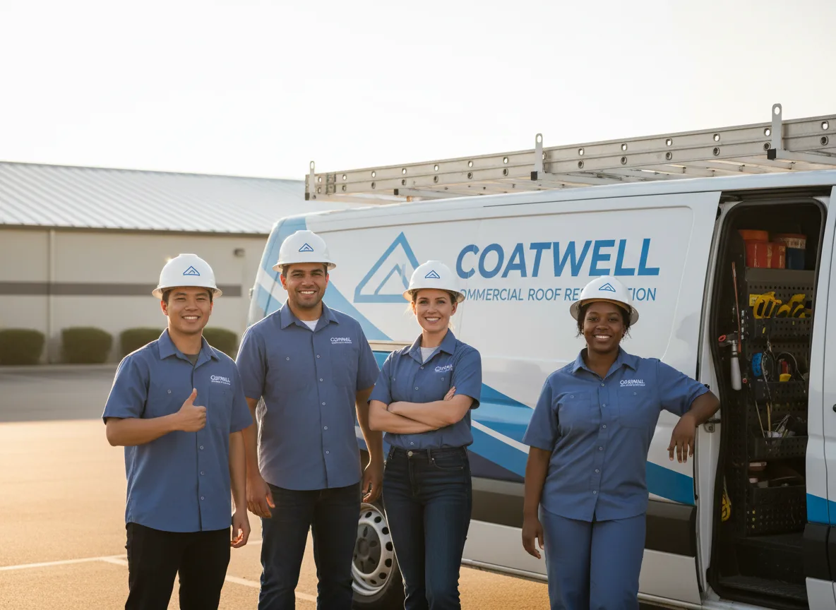 Commercial roof coating company in Ledyard, IA